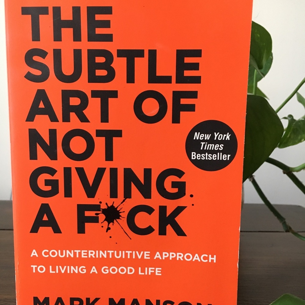 COPY - Mark Manson book in good condition.